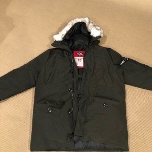 PureMSX mens winter parka coat